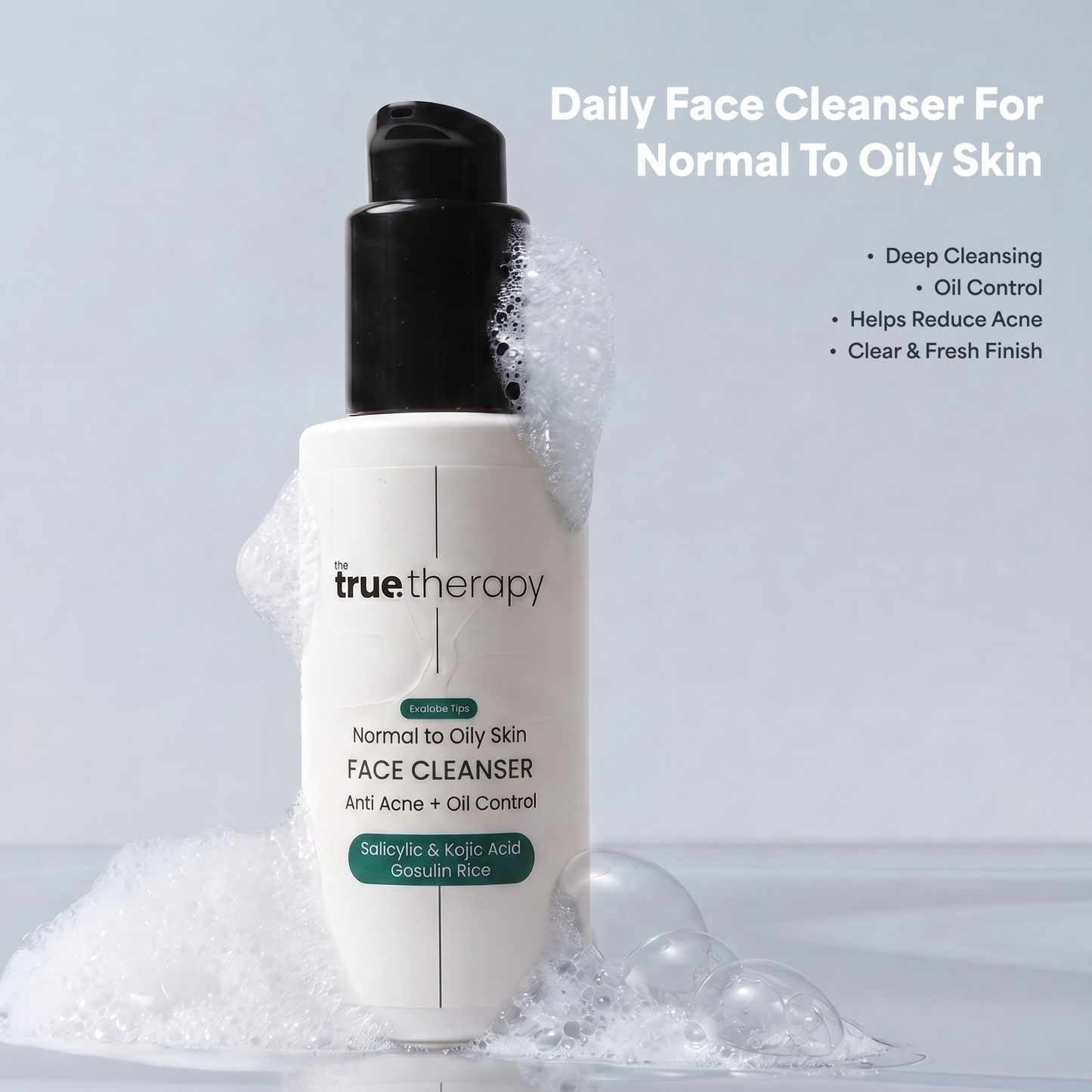 Salicylic + Kojic Acid Face Cleanser for Normal to Oily Skin