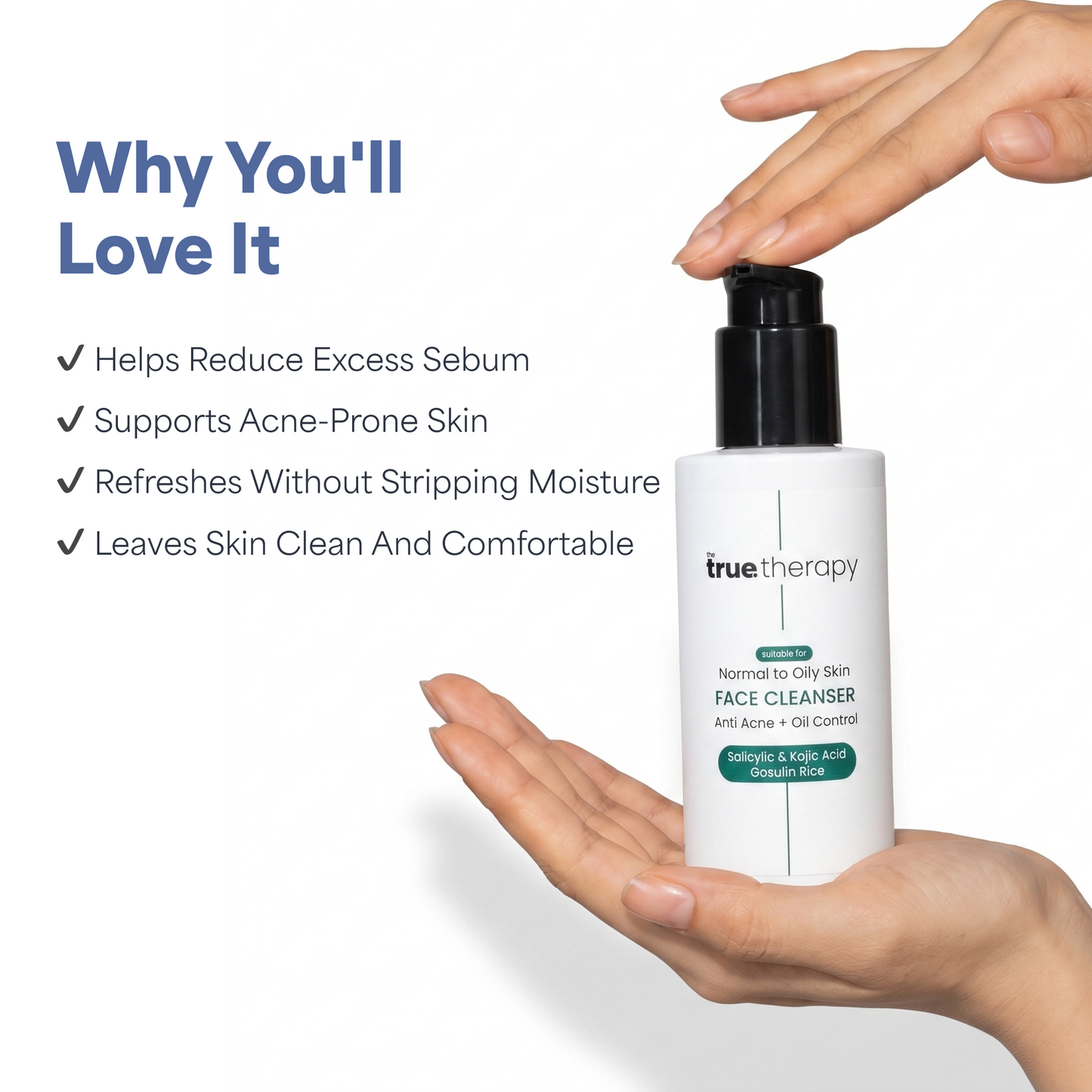 Salicylic + Kojic Acid Face Cleanser for Normal to Oily Skin