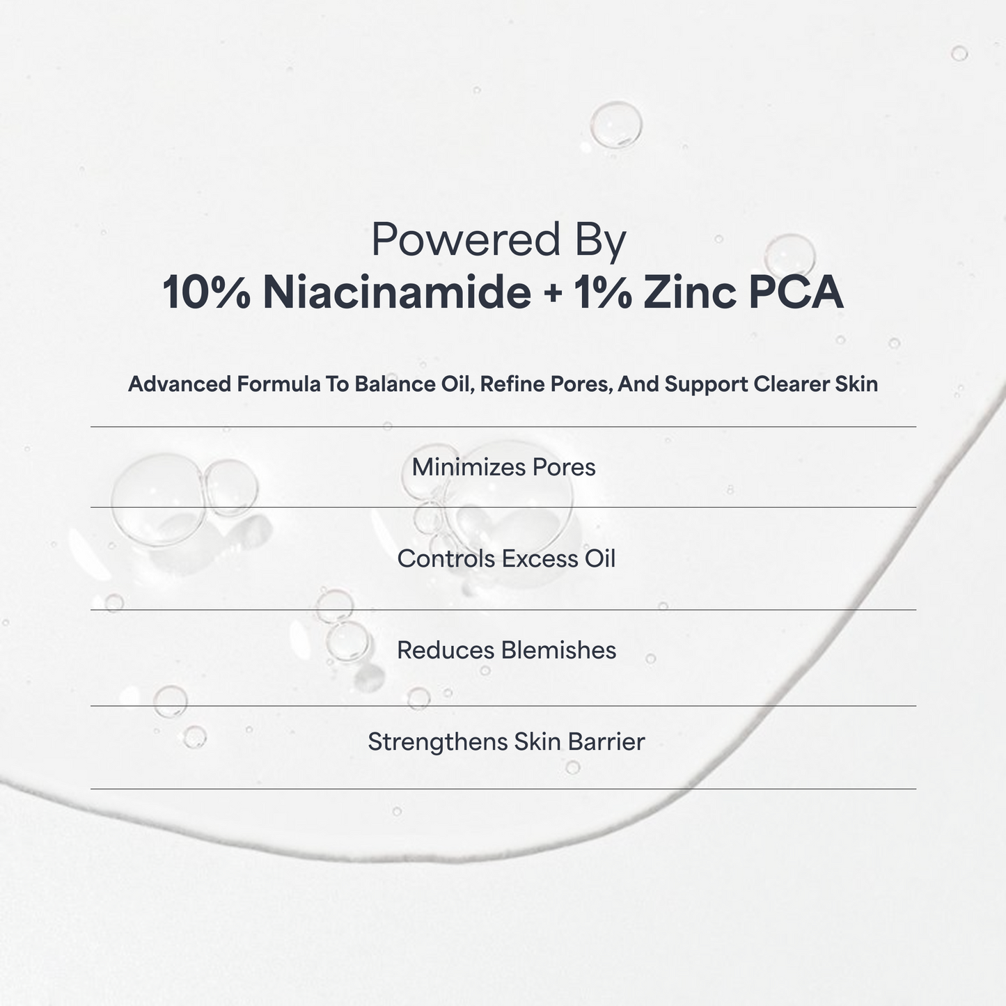NIACINAMIDE 10% + ZINC PCA SERUM