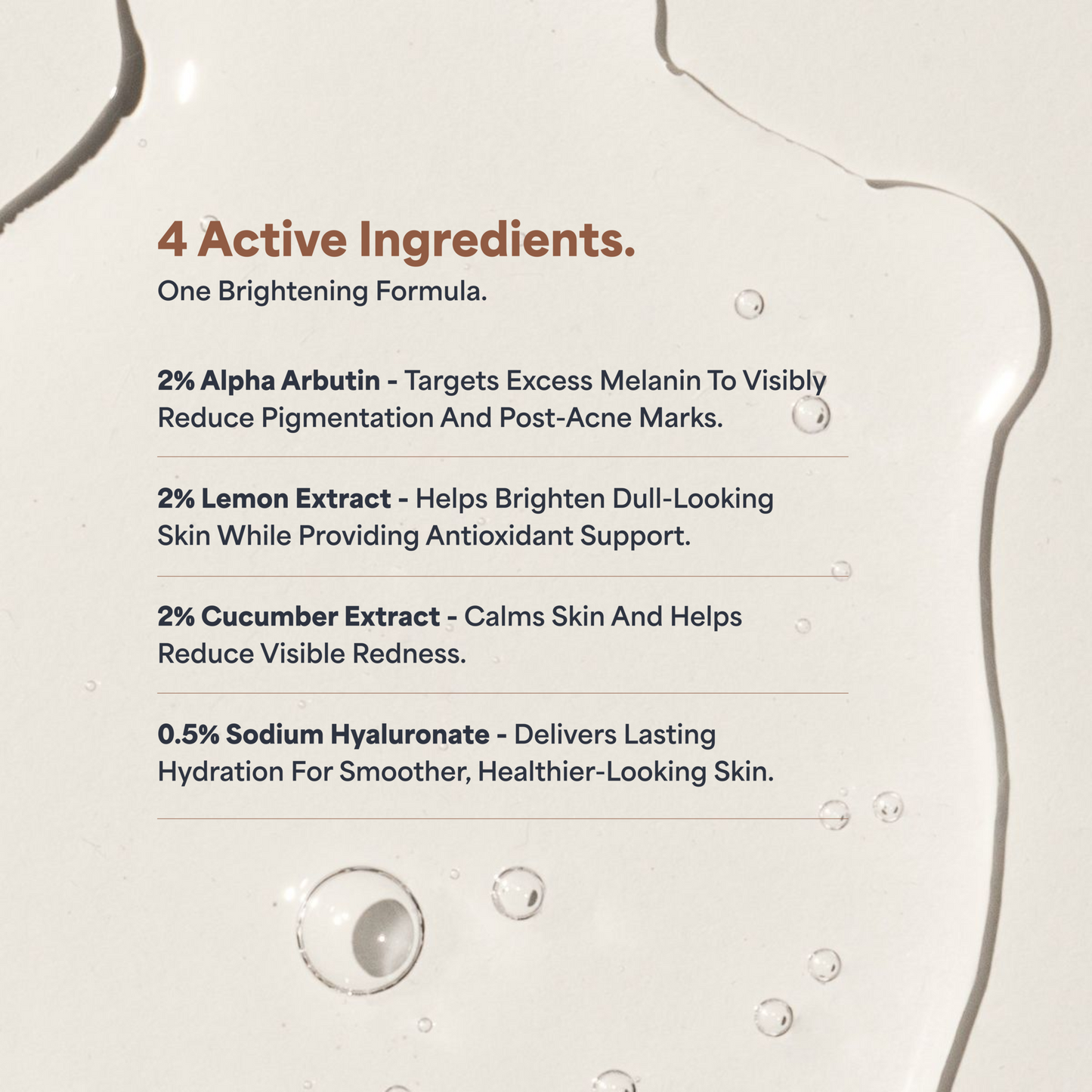 ALPHA ARBUTIN 2.0% SERUM