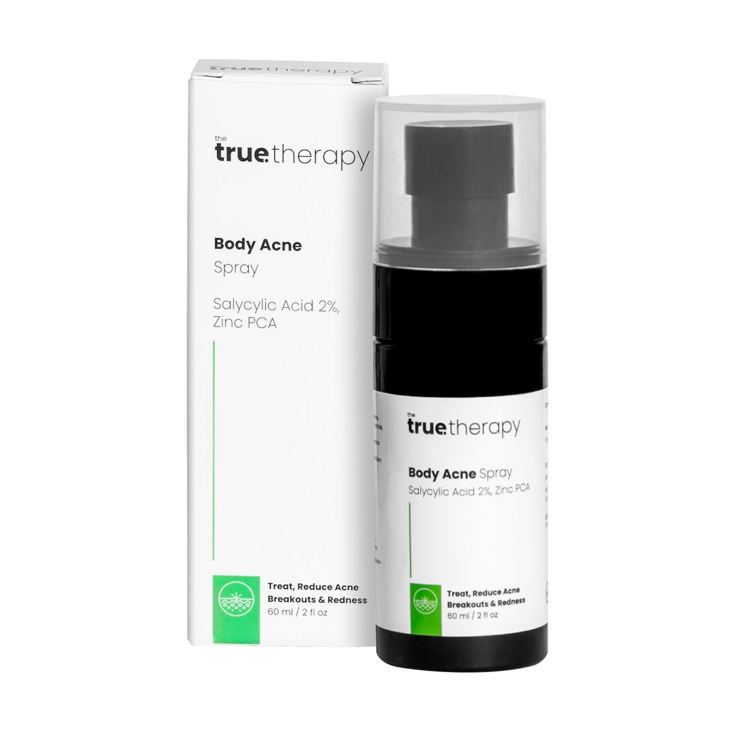 Body Acne Spray with 2% Salycylic Acid and Lactic Acid