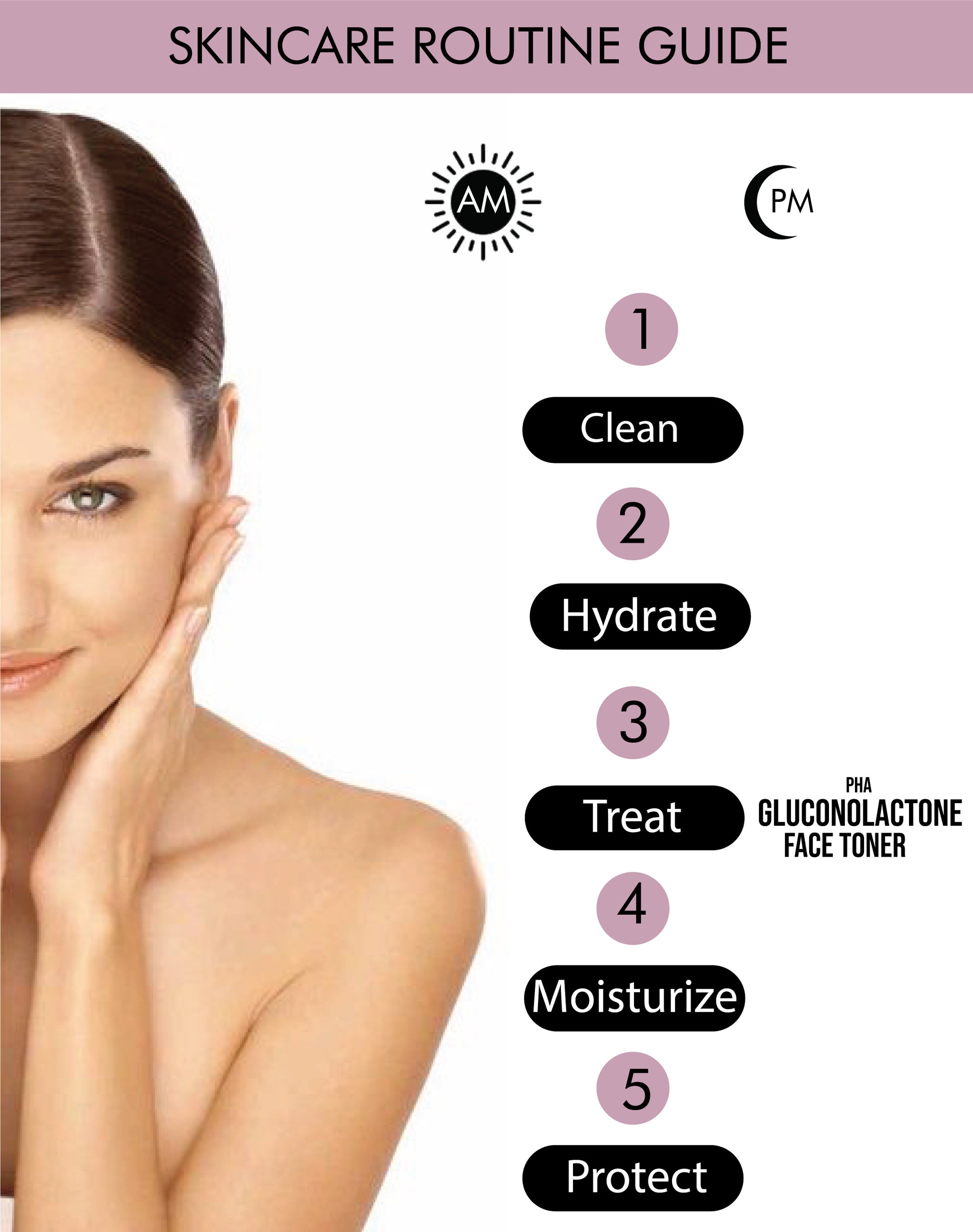 PHA GLUCONOLACTONE 10% TONER Skincare Routine Guide - The True Therapy